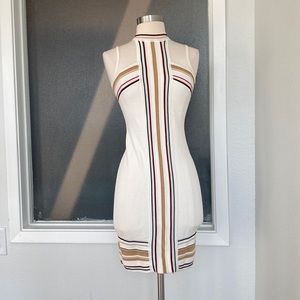 Bodycon striped Colorblock dress